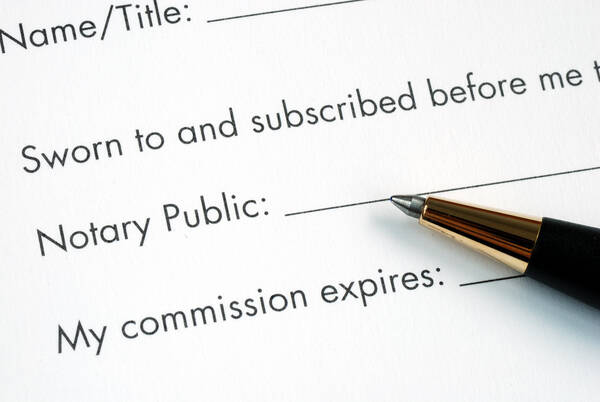 notary public jurat